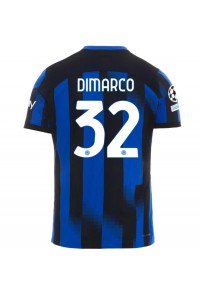 Fotbalové Dres Inter Milan Federico Dimarco #32 Domácí Oblečení 2023-24 Krátký Rukáv